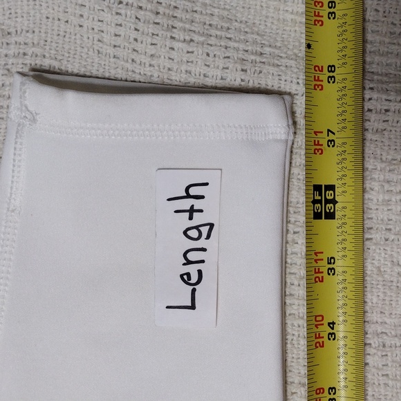 NWT Spyder Brush Back White Woven Moto Fleece Lined Winter Base Layer Women L - Picture 12 of 13